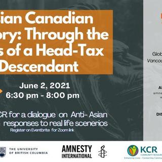 Promo for Anti-Asian Racism Event