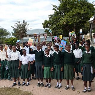 Thank you ASC! Some of the texts purchased from funds raised by the Anthropology Student Club for this secondary school in Kondoa District. 