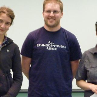 2010-11 award winners Amanda, Stephen Salem/Essex & Kent awardee; Clark and Michelle Anthropology Student Club recipients. 