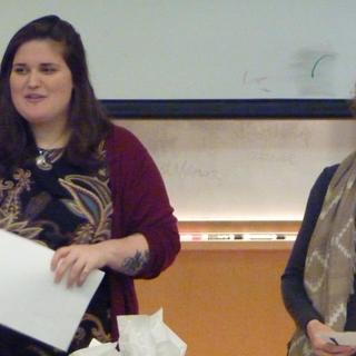 Danielle Holmes, Chair, and Victoria, Event Coordinator, welcome everyone to the Anthropology Forum 2018