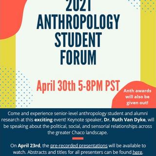 Poster announcement: 2021 Anthropology Student Forum